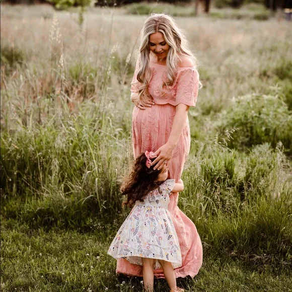 Pinkblush Mauve Maternity Dress! - Picture 2 of 3